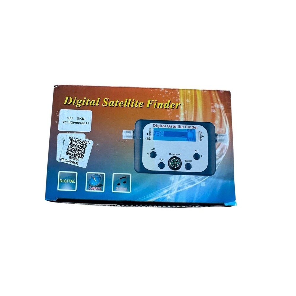 Digital Satellite Finder Meter for Dish Network Directv FTA w/ Compass